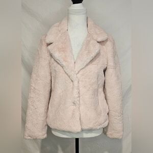 *NWT* Ashley By 26 International Light Pink Teddy Jacket